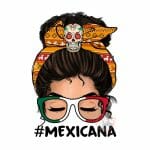 Mexicana Mom With Glasses Print