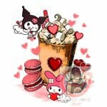 Melody & Kuromi Valentines Decal