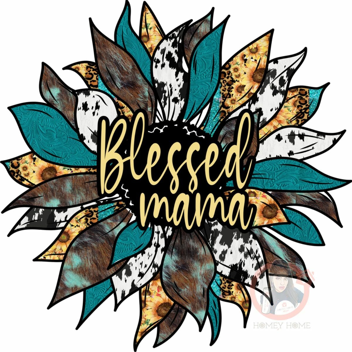 B794606D-9B8C-4DAD-A5A3-5C33B1FCF1E4 Blessed Mama Print - Image 1