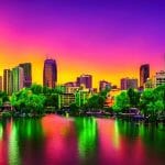 purple city