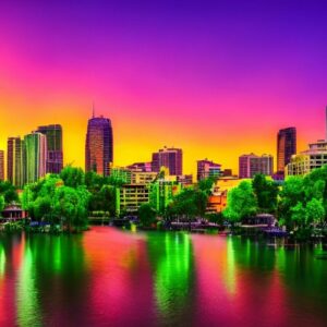 purple city