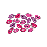 Sexy Lips 24oz Cold Cup Wrap No Hole