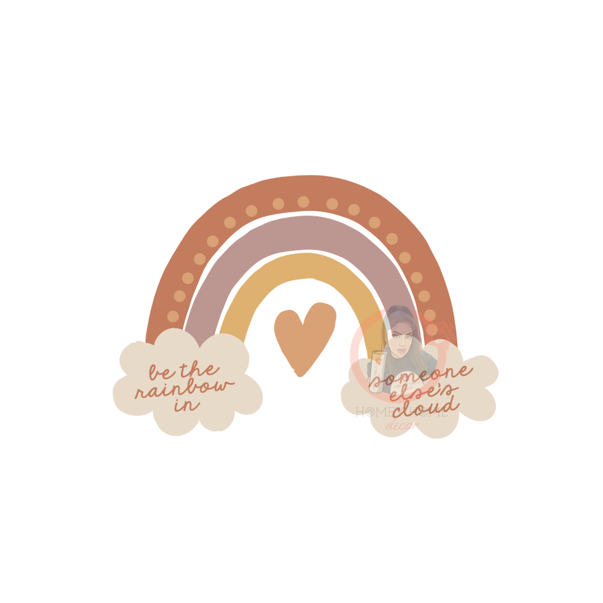 be the rainbow Be The Rainbow Heat Transfer Print - Image 1