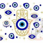 Evil Eye Blue 02 Libbey 16oz Sublimation Wrap
