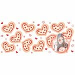 Pizza Hearts 01 Libbey 16oz Vinyl Wrap
