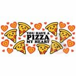 Pizza Hearts 03 Libbey 16oz Vinyl Wrap