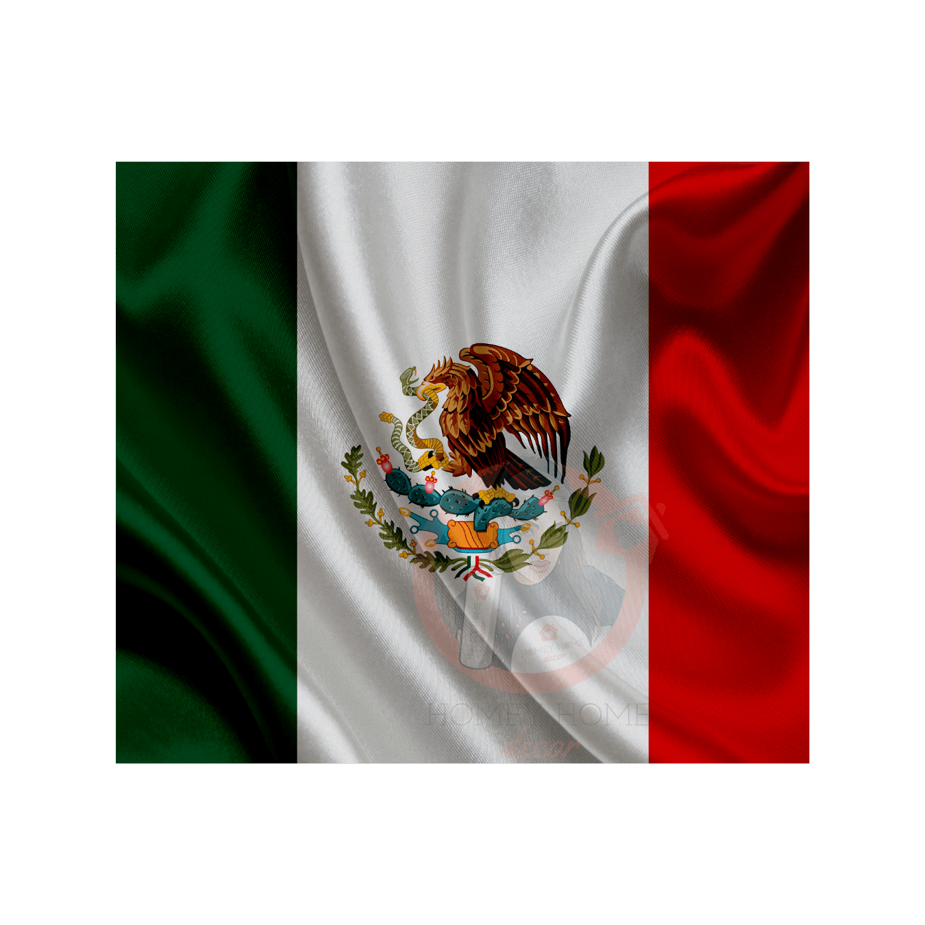 Untitled design (65) Bandera De Mexico 20oz Tumbler Sublimation Wrap - Image 1