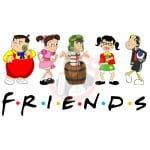 El Chavo Friends Heat Transfer Print