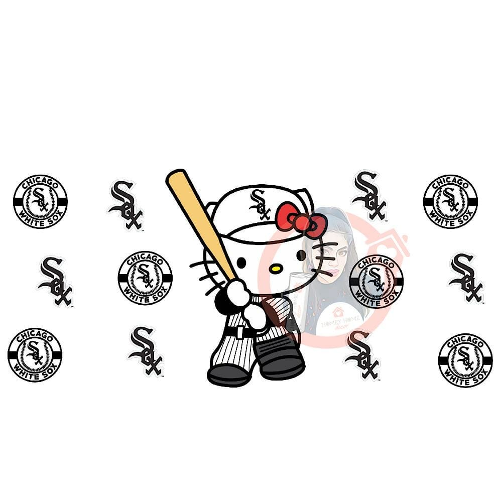 Kittysoxlibbey Kitty Baseball 07 Sublimation Libbey Wrap 16oz - Image 1