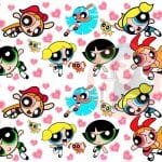 Puff Girls Tumbler 20oz Sublimation Wrap