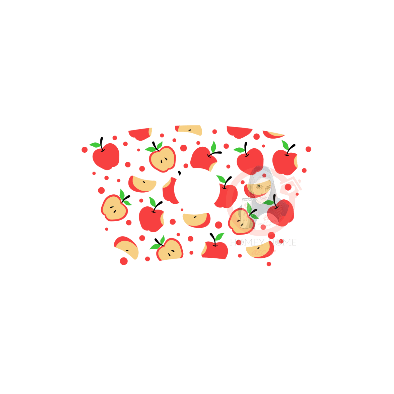 Untitled design - 2023-02-03T172202.979 Apples Cold Cup Wrap 24oz - Image 1