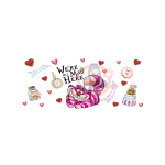 Pink Cat Libbey Wrap UVDTF