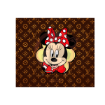 Girl Mouse Fashionista Tumbler 20oz Sublimation Wrap