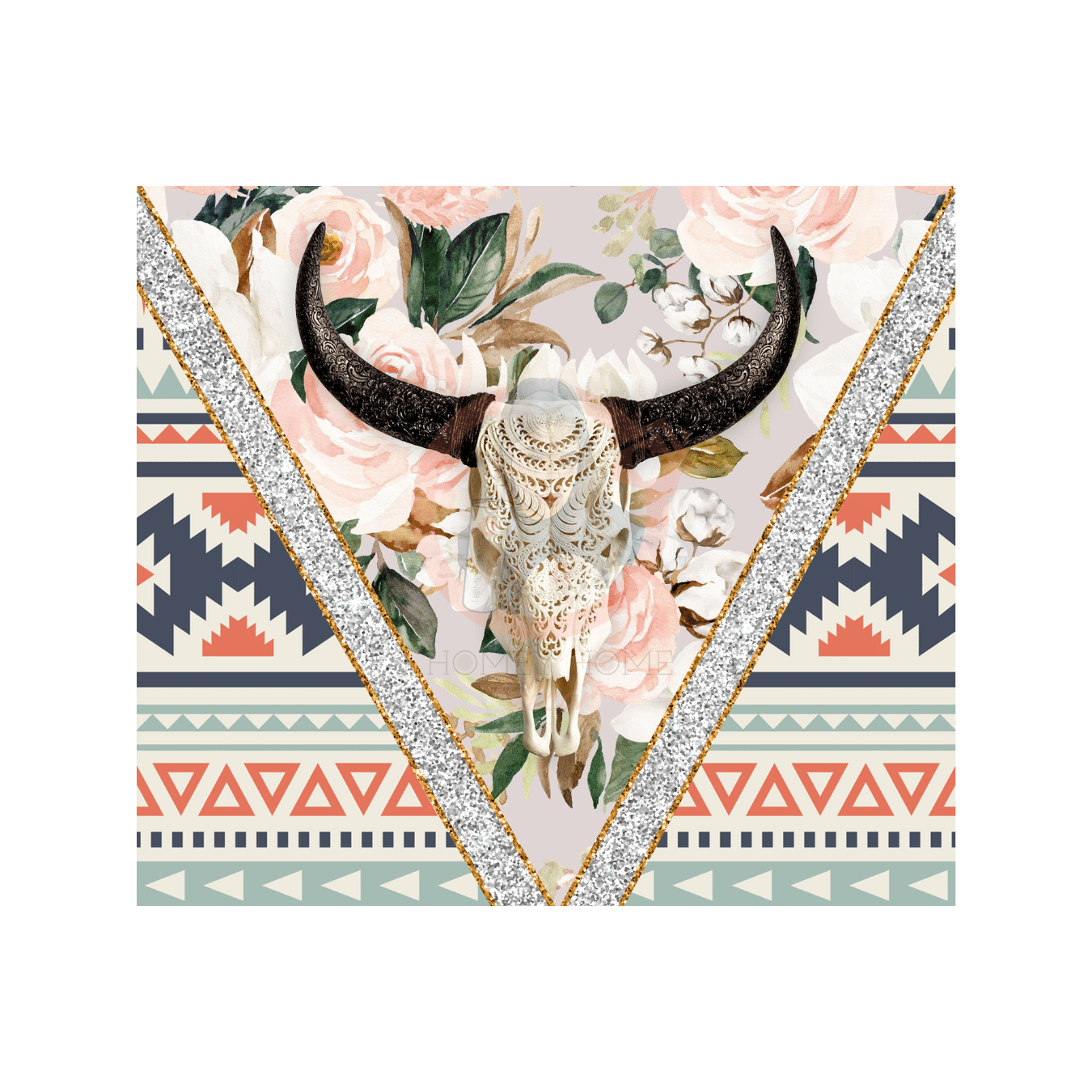 Untitled design - 2023-02-24T184235.924 Western 04 Tumbler Sublimation Wrap 20oz - Image 1
