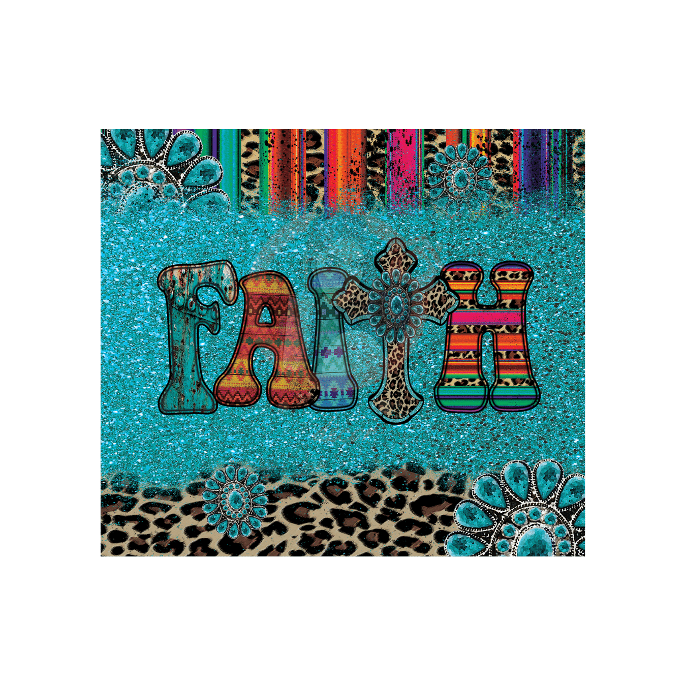 Untitled design - 2023-02-24T184723.459 Western 08 Tumbler Sublimation Wrap 20oz - Image 1