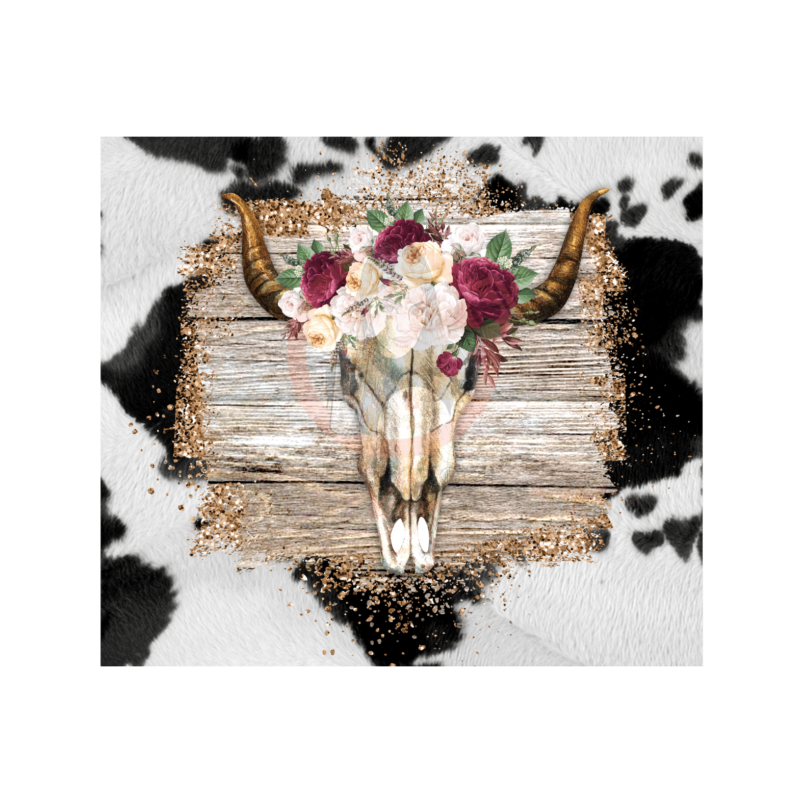 Untitled design - 2023-02-24T184947.359 Western 06 Tumbler Sublimation Wrap 20oz - Image 1