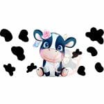 Cute Cow 02 Libbey Wrap Vinyl 16oz