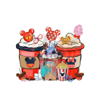 Mouse Cafecito Heat Transfer Vinyl Print