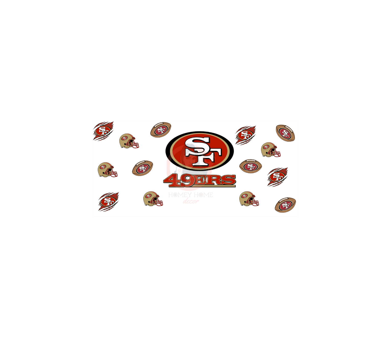 Untitled design - 2023-03-20T181817.779 Football 01 Sublimation Libbey Wrap 16oz - Image 1