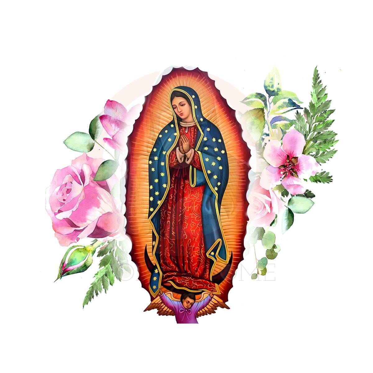 virgen de guadalupe 06 web Virgen de Guadalupe 06 Sublimation Wrap 20oz - Image 1