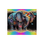 Neon Elephant Sublimation Wrap 20oz