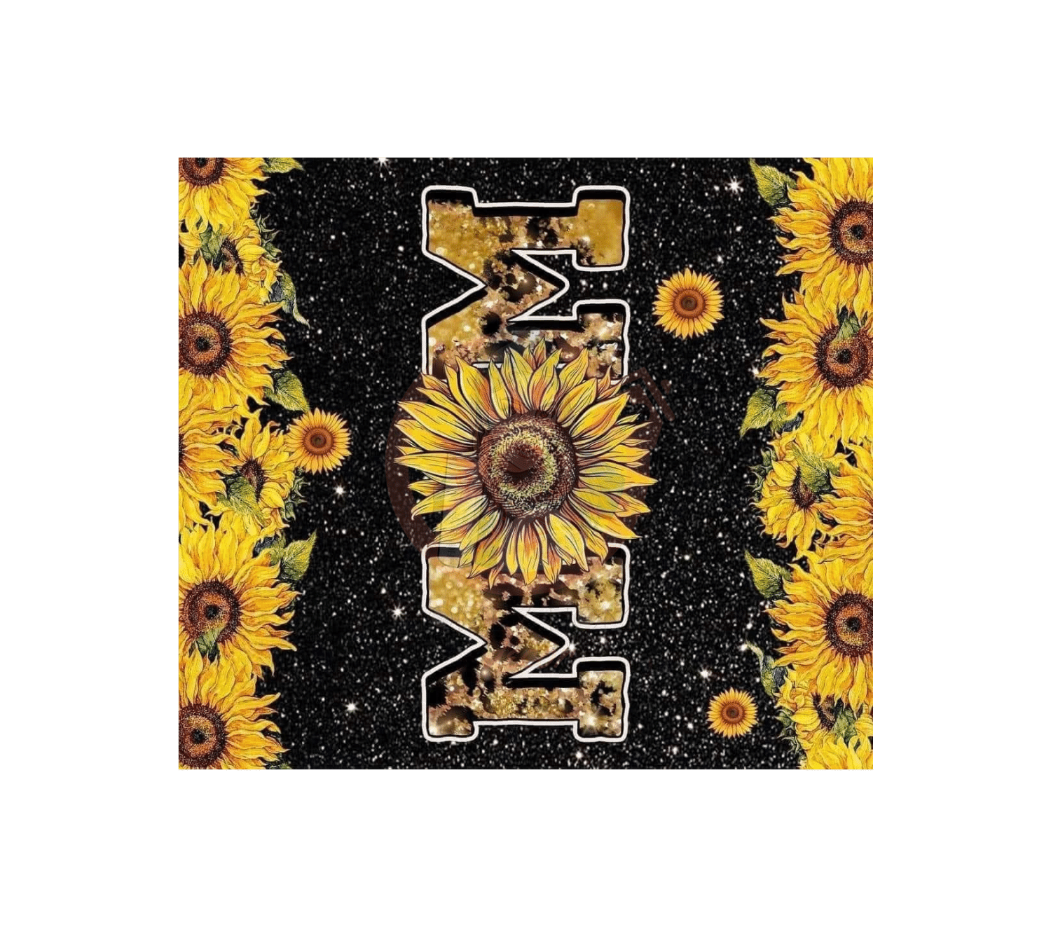 Untitled design - 2023-04-06T230334.767 Sun Flowers Mom Sublimation Wrap 20oz - Image 1