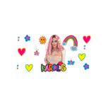 Karol G Pink Hair Libbey Wrap UVDTF