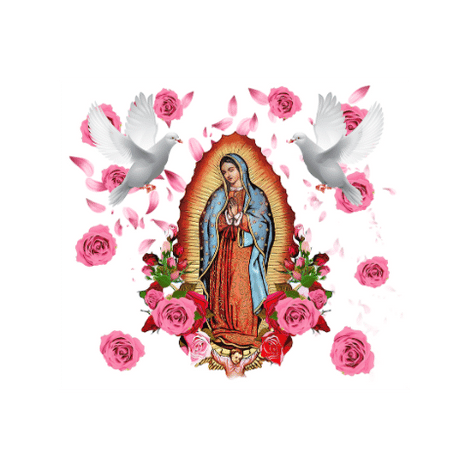 Untitled design - 2023-04-18T195040.364 Virgencita With Doves Sublimation Wrap 20oz - Image 1