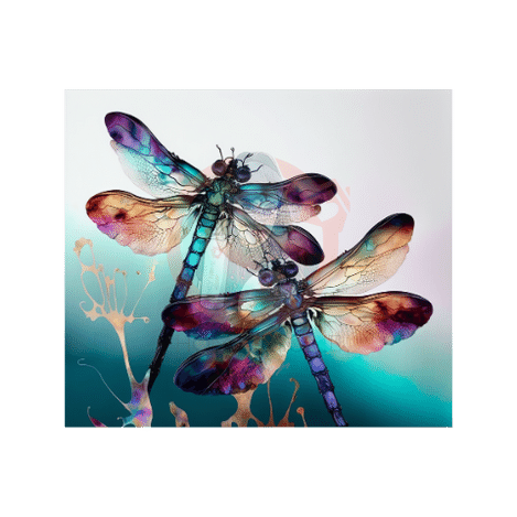 Untitled design - 2023-04-19T181630.988 Dragonflies 02 Sublimation Wrap 20oz - Image 1