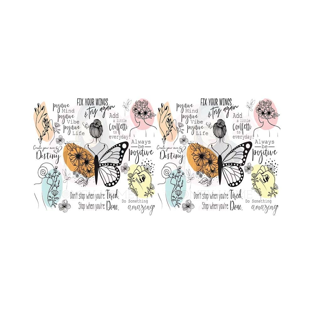 always be positive 01 libbey wrap web Always Be Positive Libbey Wrap UVDTF - Image 1