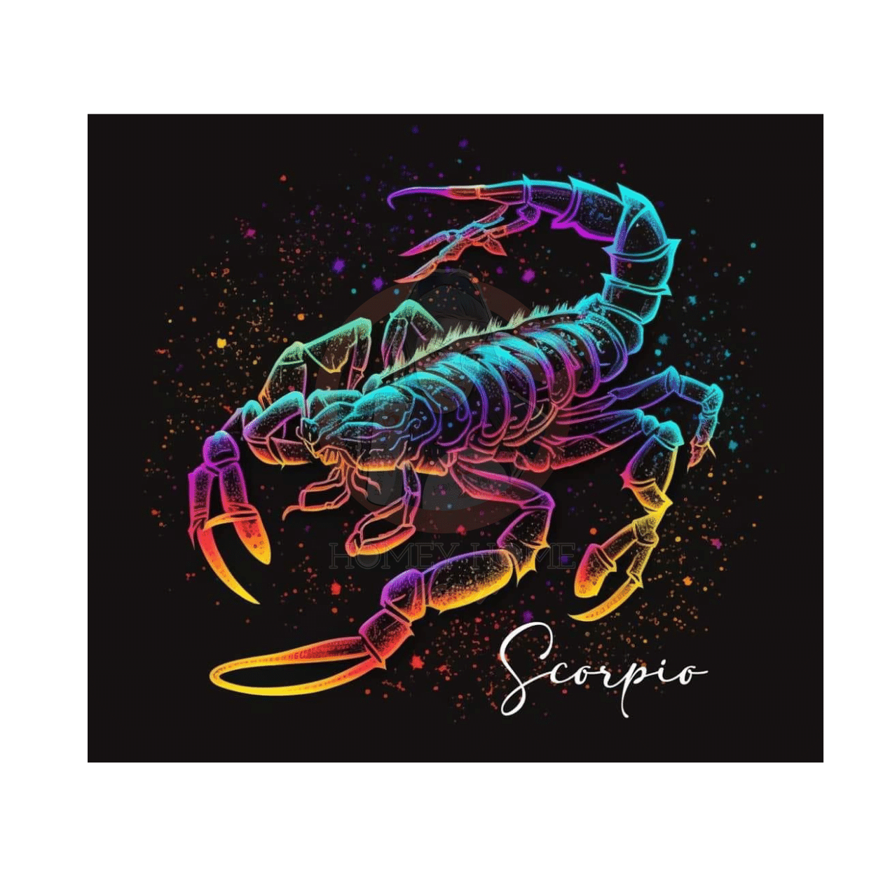 3889383061 (5) Scorpio03 Sublimation Tumbler Wrap 20oz - Image 1