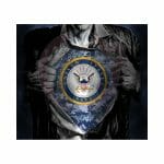 Superman Navy Sublimation Tumbler Wrap 20oz