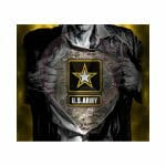 Superman US Army Sublimation Tumbler Wrap 20oz