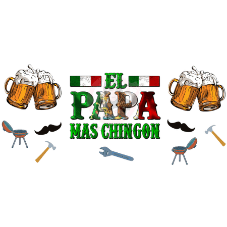 Untitled design - 2023-05-19T012149.496 El Papa Mas Chingon Uvdtf Libbey Wrap 16oz - Image 1