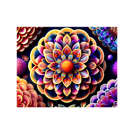 Untitled design - 2023-05-23T215806.203 3D Flower02 Sublimation Tumbler Wrap 20oz - Image 1