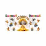 Chingona Catrina 02 Libbey Wrap UVDTF