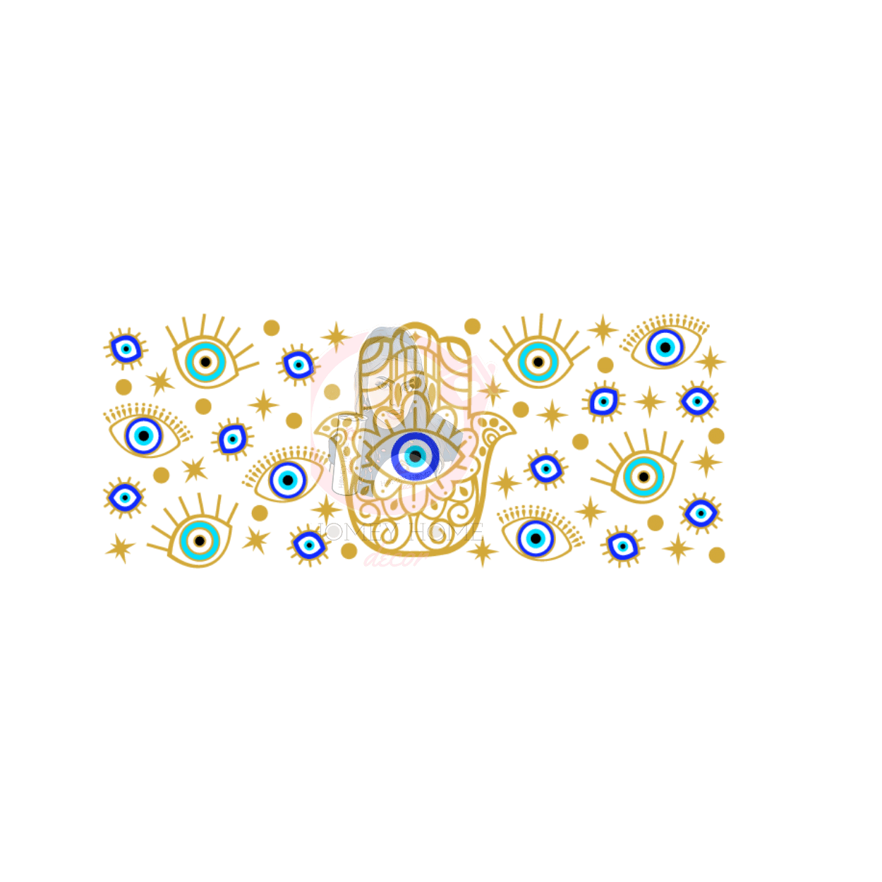 Copy of Untitled (76) Evil Eye Libbey Wrap UVDTF - Image 1