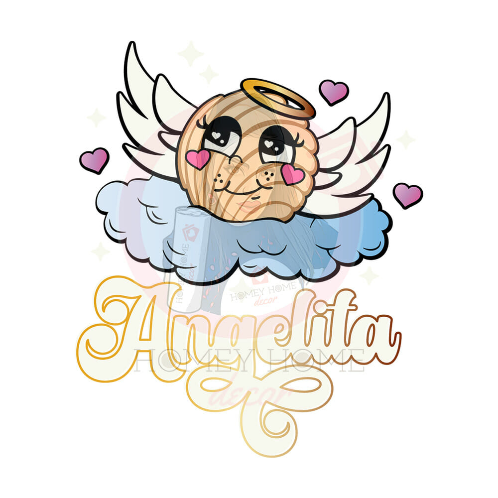 concha angelita web Concha Angelita Heat Transfer Vinyl Print - Image 1