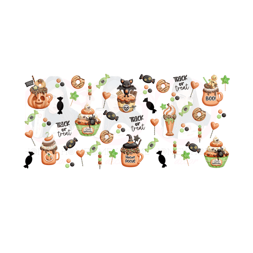 Halloween Treats Libbey Halloween Treats Libbey Wrap UVDTF - Image 1
