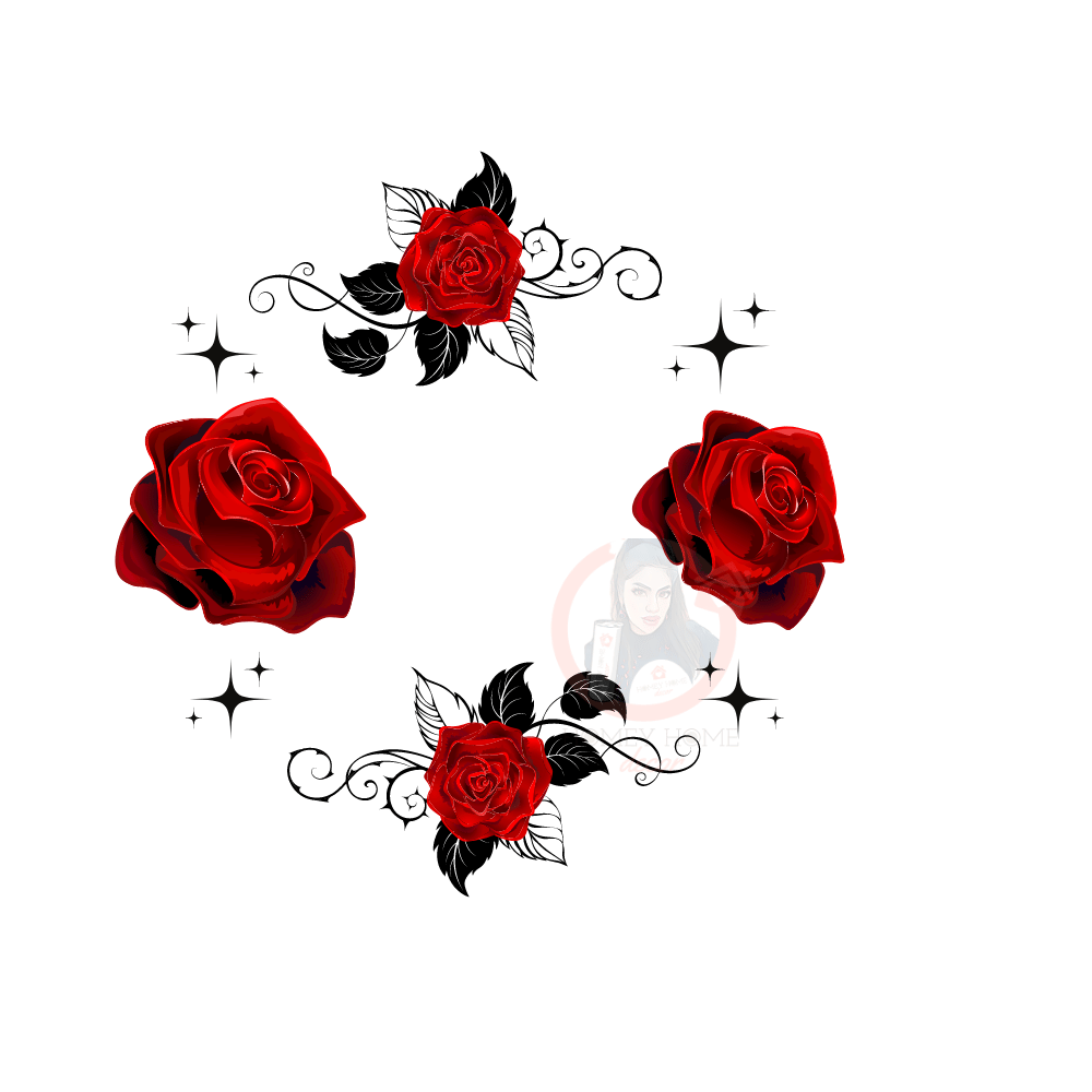 Copy of Untitled - 2023-08-31T165512.328 Red Roses UVDTF Lid Decal - Image 1