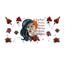 Dia De Muertos 05 Libbey Wrap UVDTF