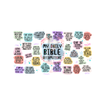 Bible Affirmations Sublimation Wrap 16oz