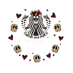 Starbies Catrina UVDTF Lid Decal