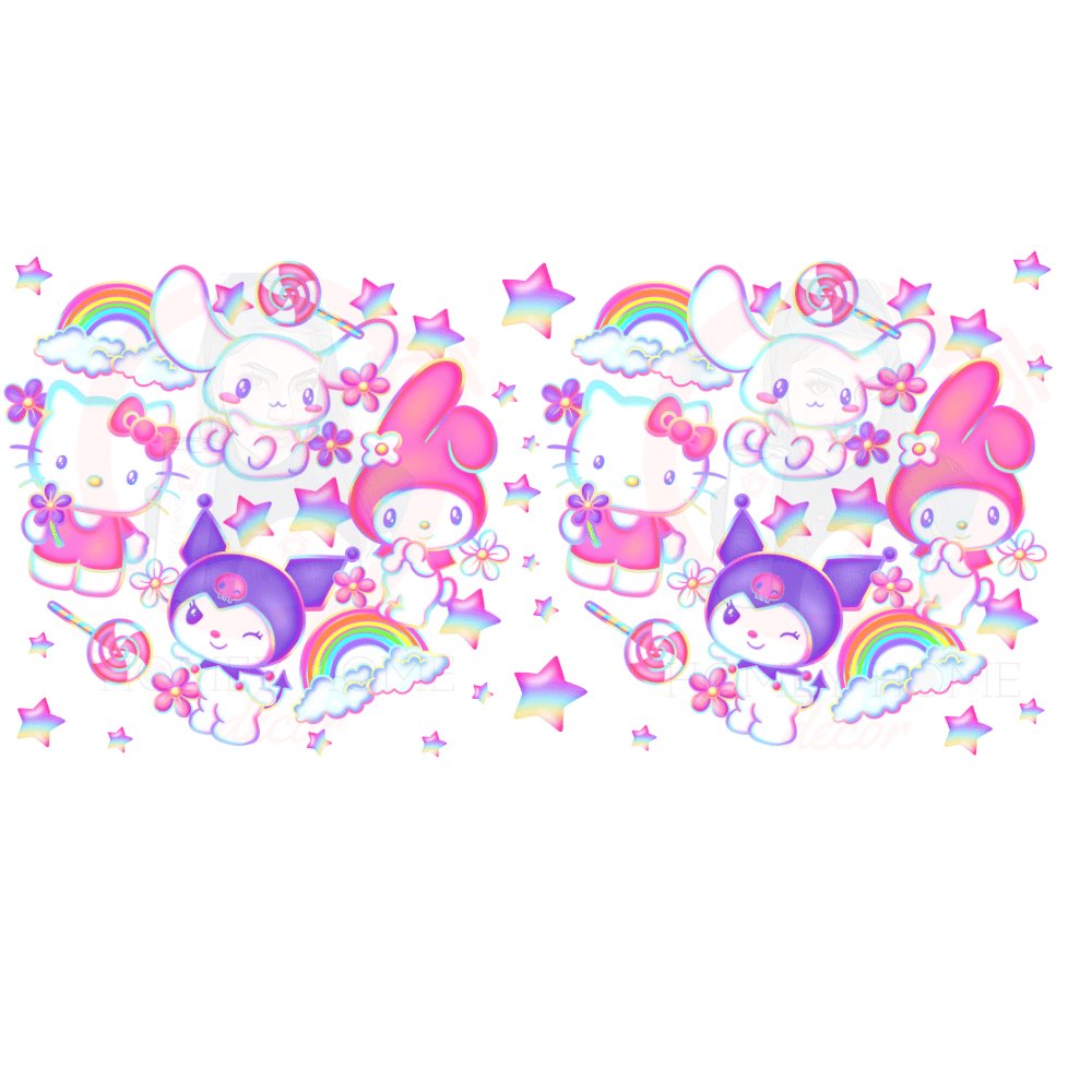 Copy of Untitled - 2023-09-14T140304.746 Rainbow K and Friends Libbey Wrap UVDTF - Image 1