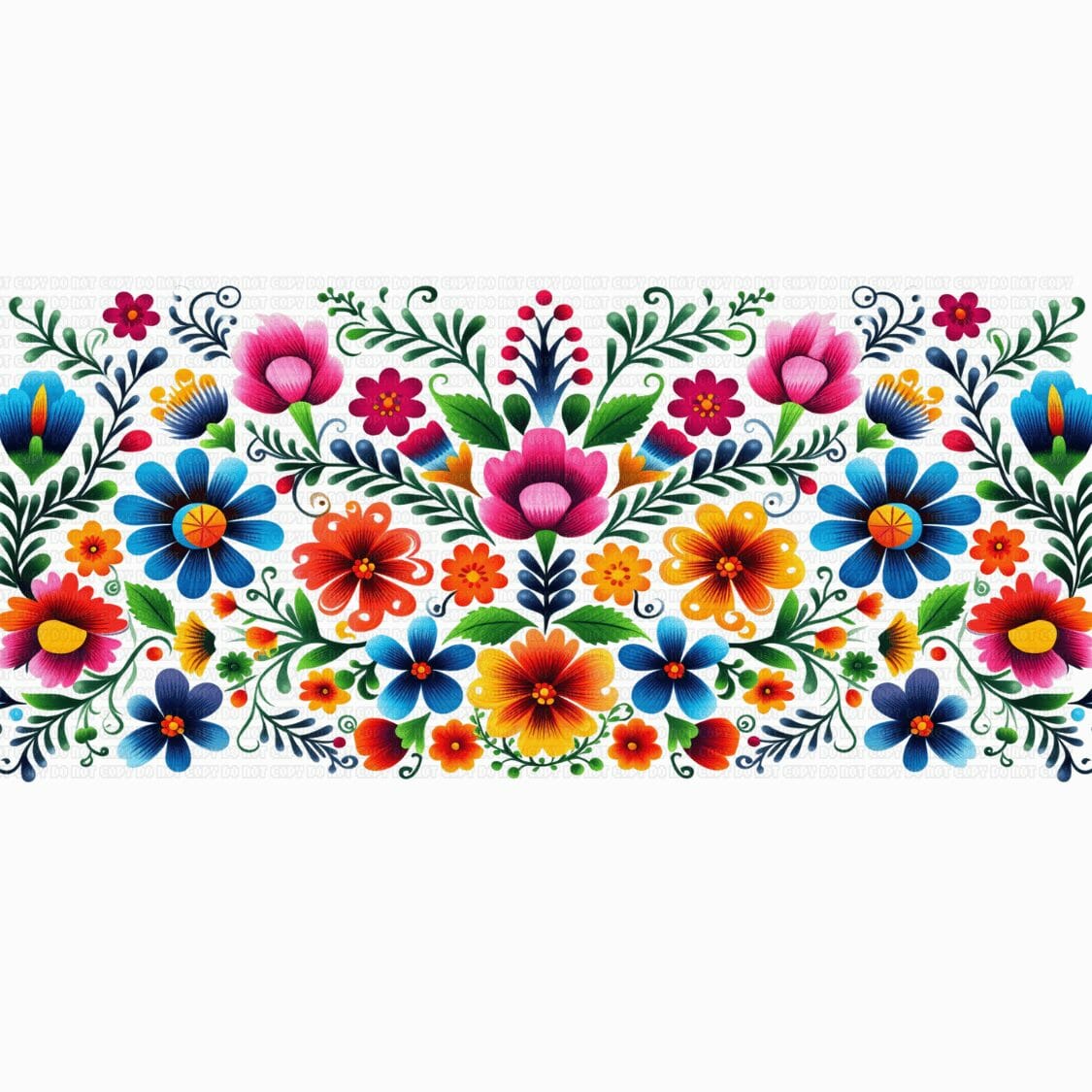 Untitled design - 2023-09-21T230108.173 Floral 001 Sublimation Libbey Wrap 16oz - Image 1