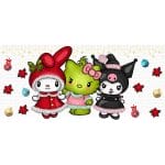 Kawaii Festive Friends 01 Libbey Wrap UVDTF