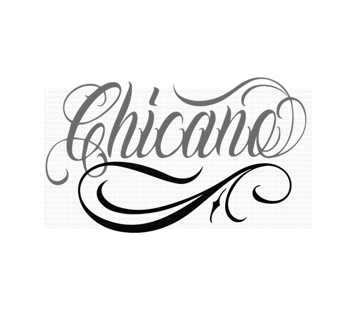Copy of Untitled - 2023-11-10T164023.419 Chicano (BLK) UVDTF Decal - Image 1