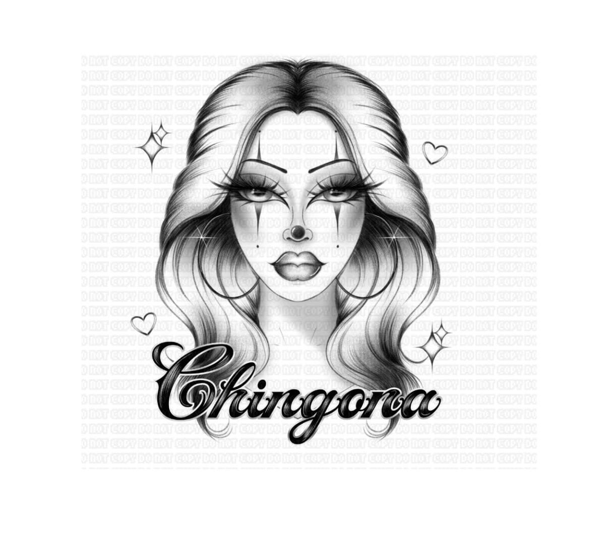 Copy of Untitled - 2023-11-16T152509.384 HHD Chola Chingona Transfer Vinyl Print - Image 1