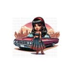 Chicanita 02 UVDTF Decal