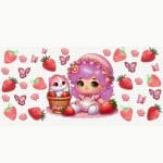 Berry Girl 02 Sublimation Libbey Wrap 16oz